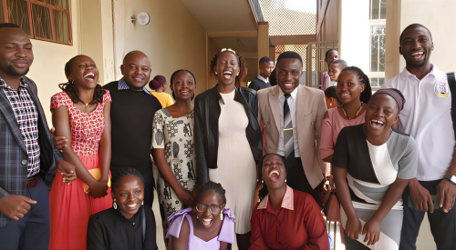 Youth participants during CECIC’s Mercury Governance Policy Dialogue held in Kasese Municipality in January 2026. The session convened student leaders and youth representatives from ASGM‑affected communities to analyze governance gaps and develop policy recommendations.